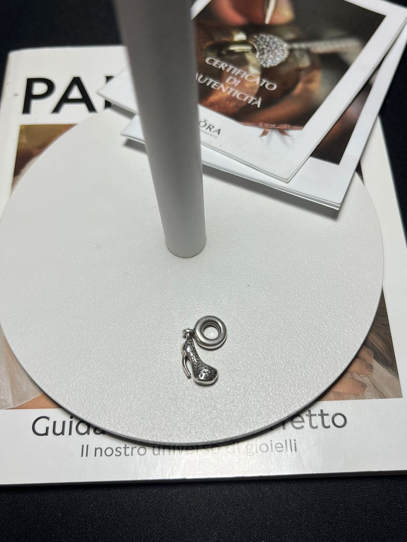 Charm Pendente Tacco in Argento