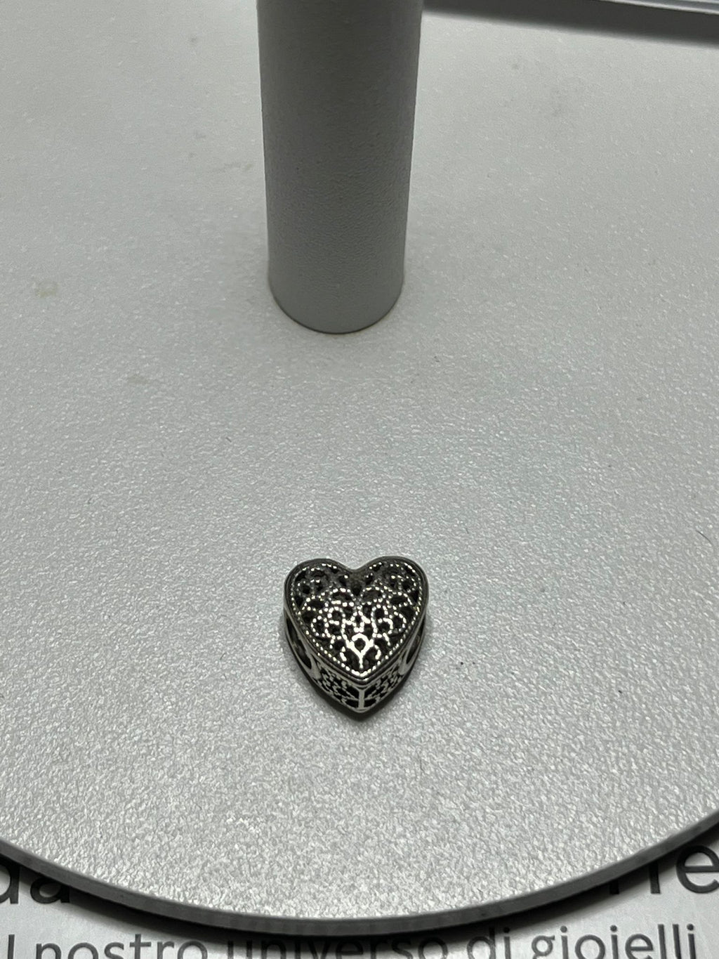 Charm Cuore “Filled with Romance” in Argento