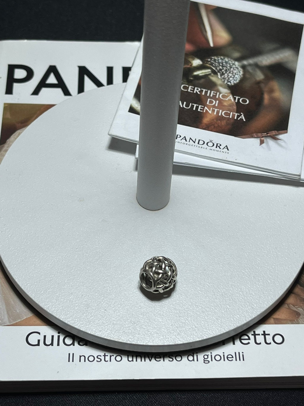 Charm Openwork Intreccio in Argento