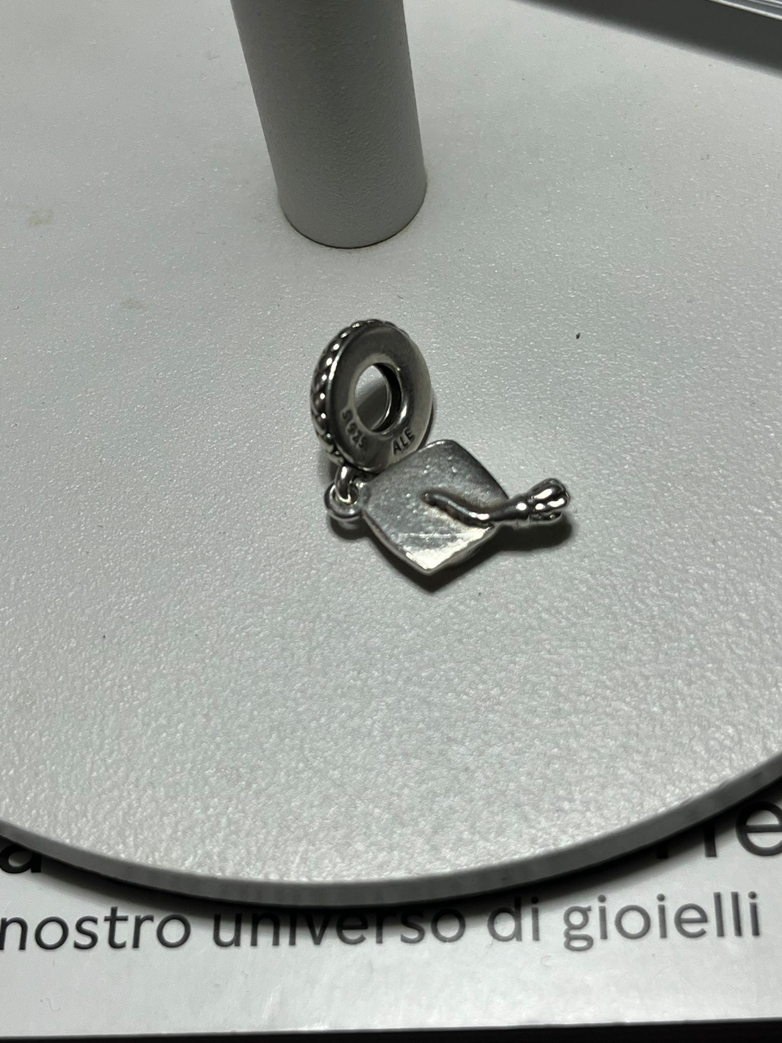 Charm pendente tocco di laurea