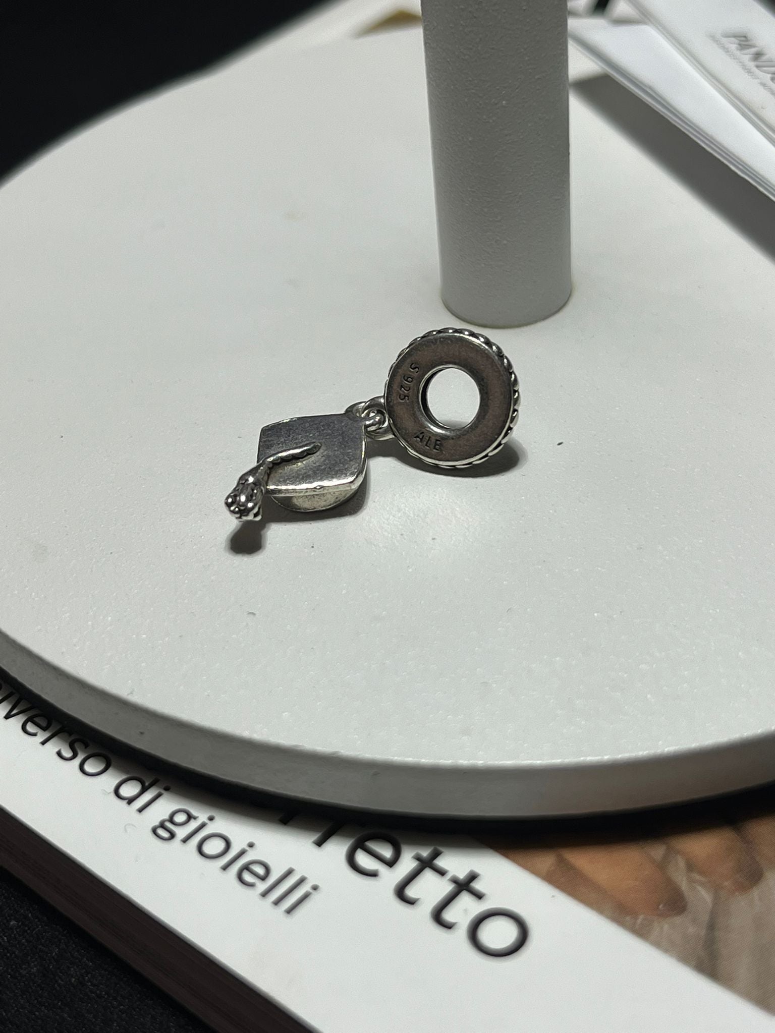 Charm pendente tocco di laurea