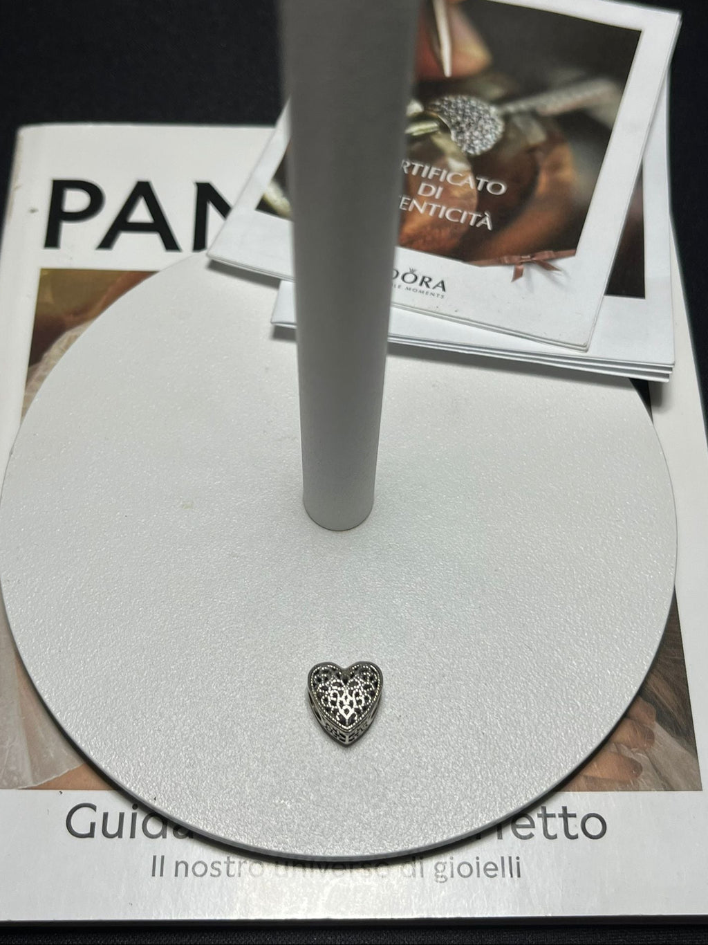 Charm Cuore “Filled with Romance” in Argento