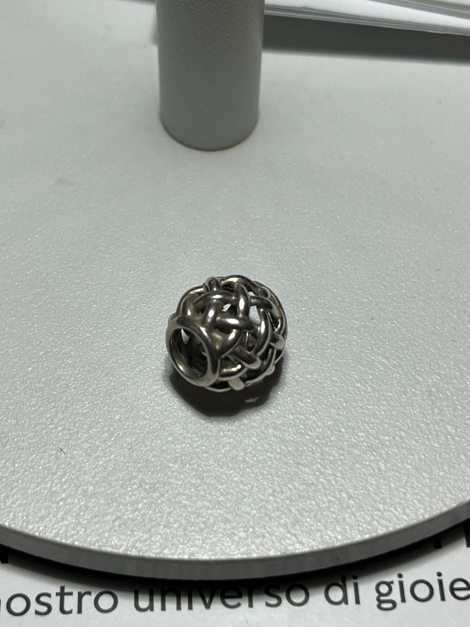 Charm Openwork Intreccio in Argento