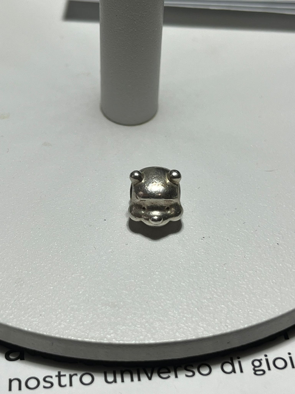 Charm Testa Winnie the Pooh in Argento