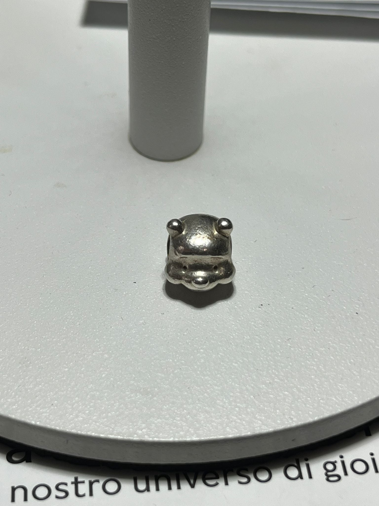 Charm Testa Winnie the Pooh in Argento