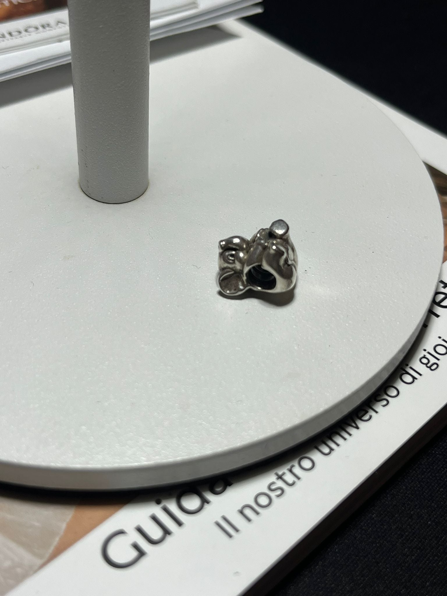 Charm Elefante Portafortuna in Argento