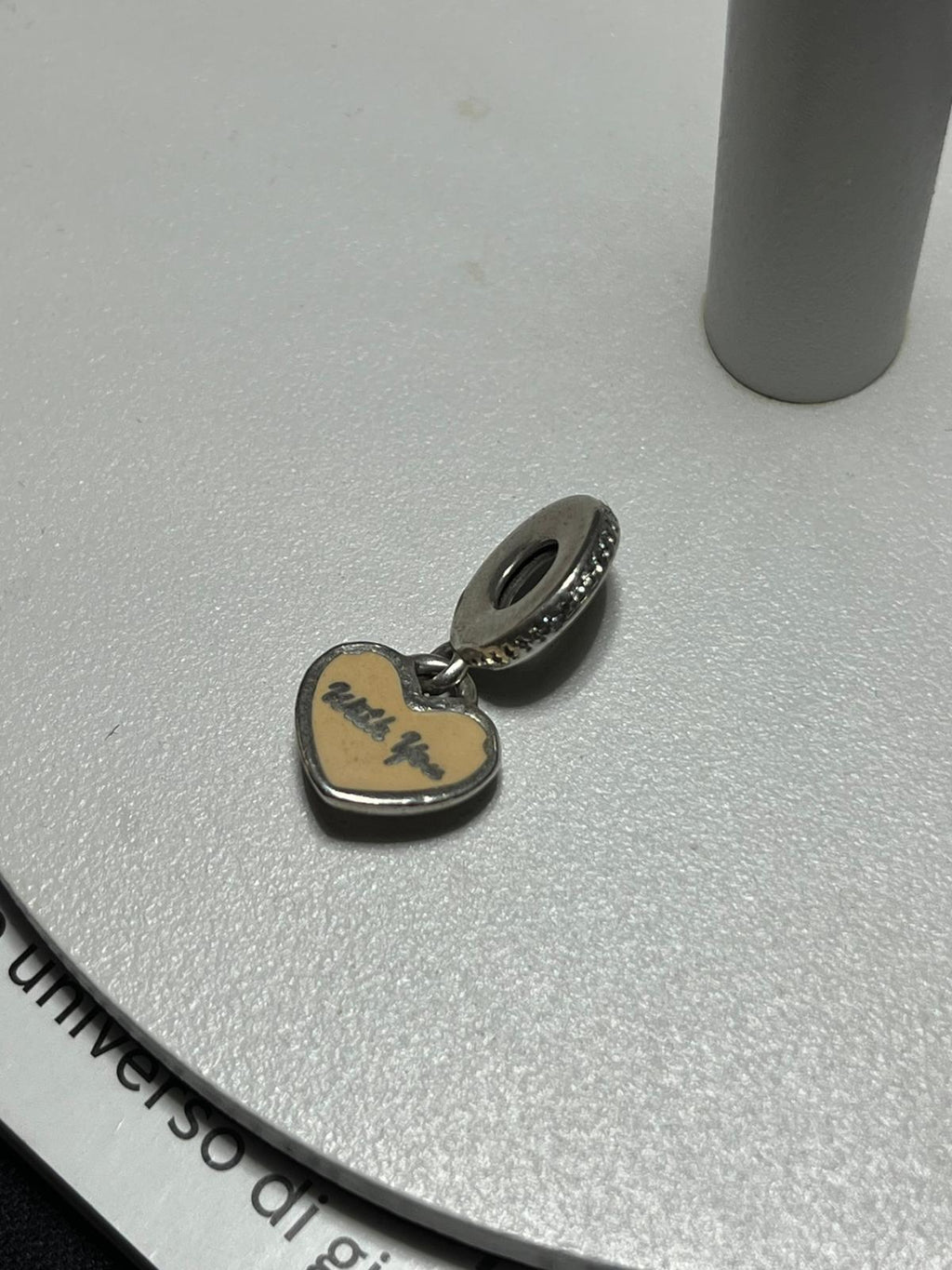 Charm Pendente “Travel With You” in Argento