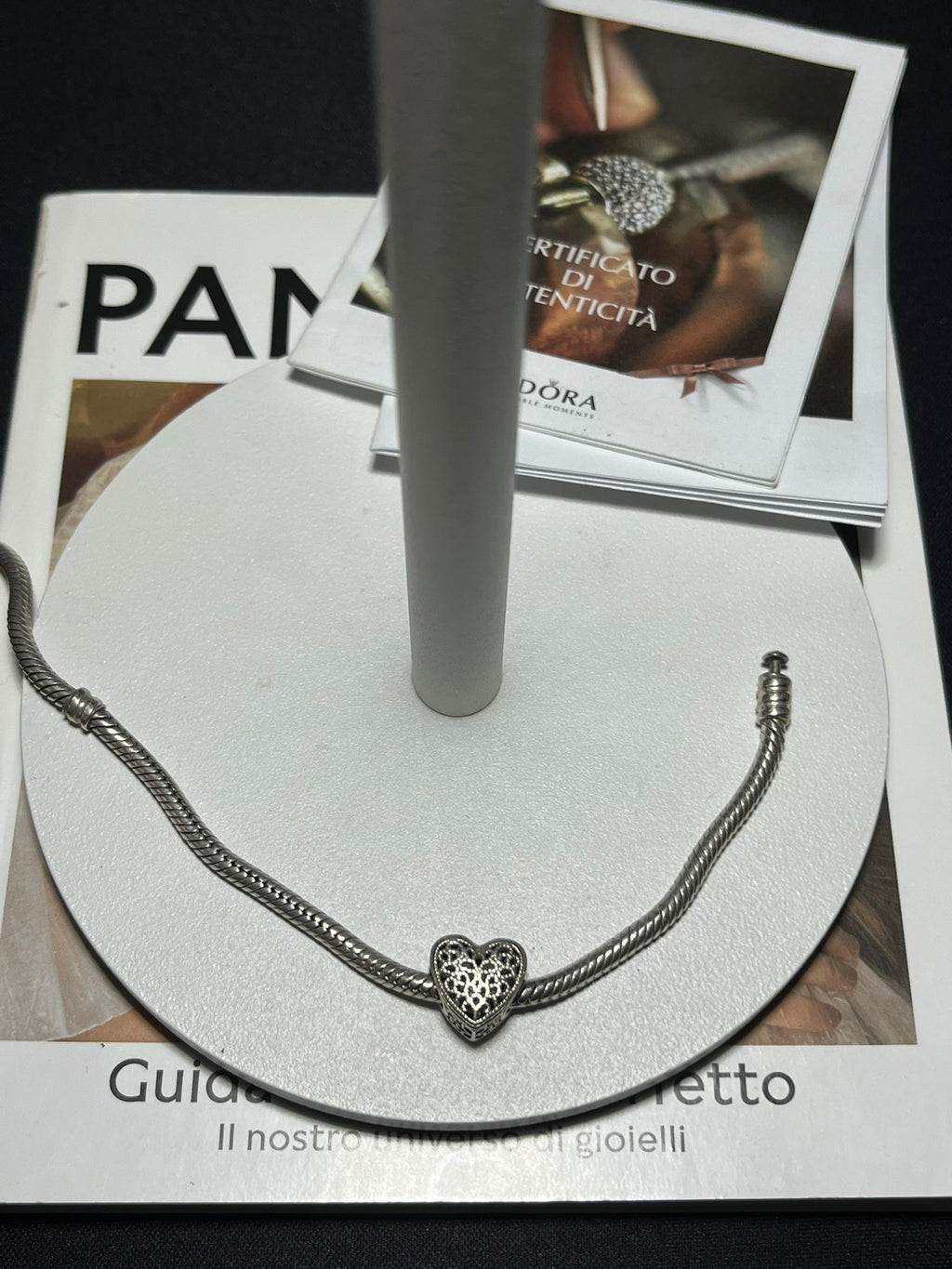 Charm Cuore “Filled with Romance” in Argento