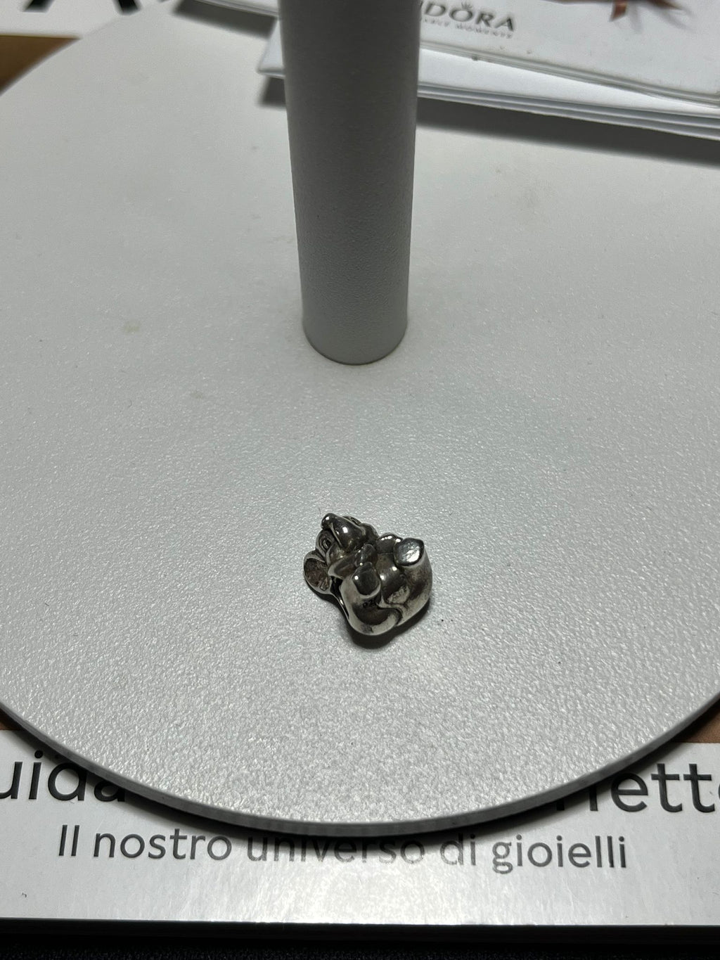 Charm Elefante Portafortuna in Argento