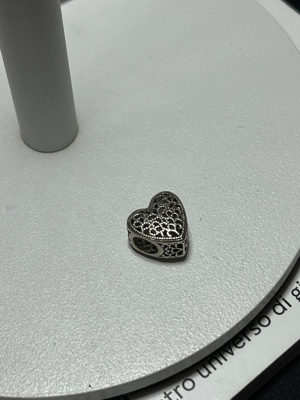 Charm Cuore “Filled with Romance” in Argento