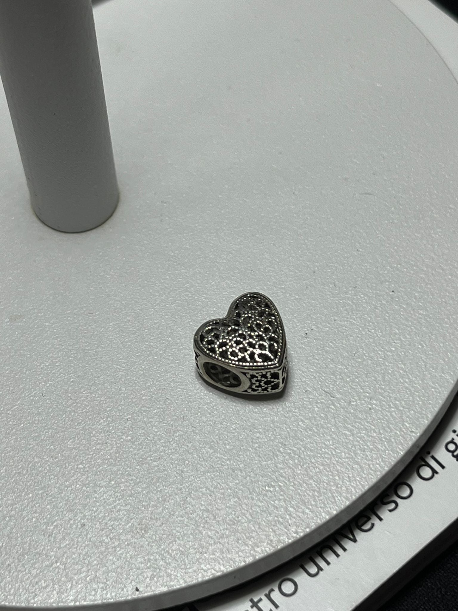 Charm Cuore “Filled with Romance” in Argento