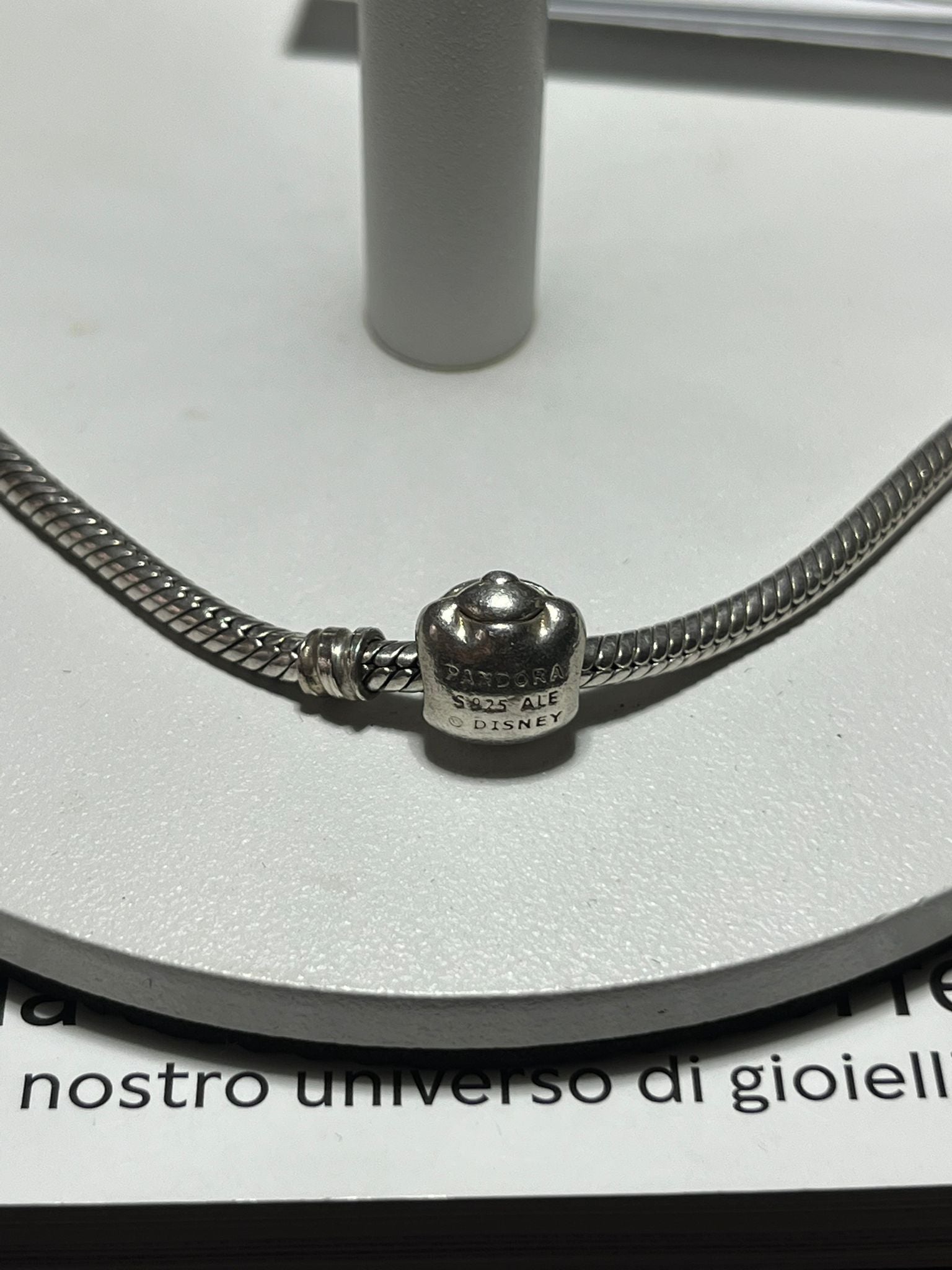 Charm Testa Winnie the Pooh in Argento