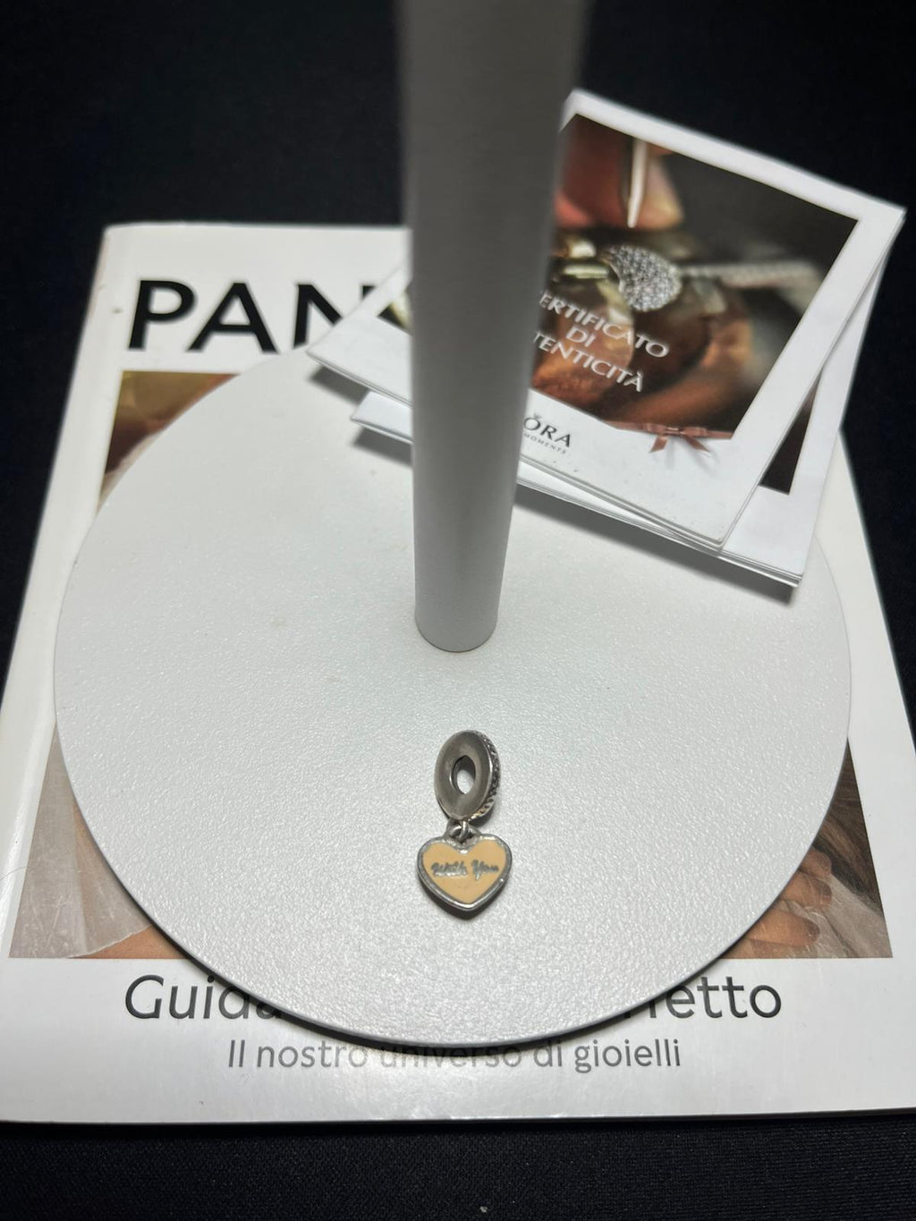 Charm Pendente “Travel With You” in Argento