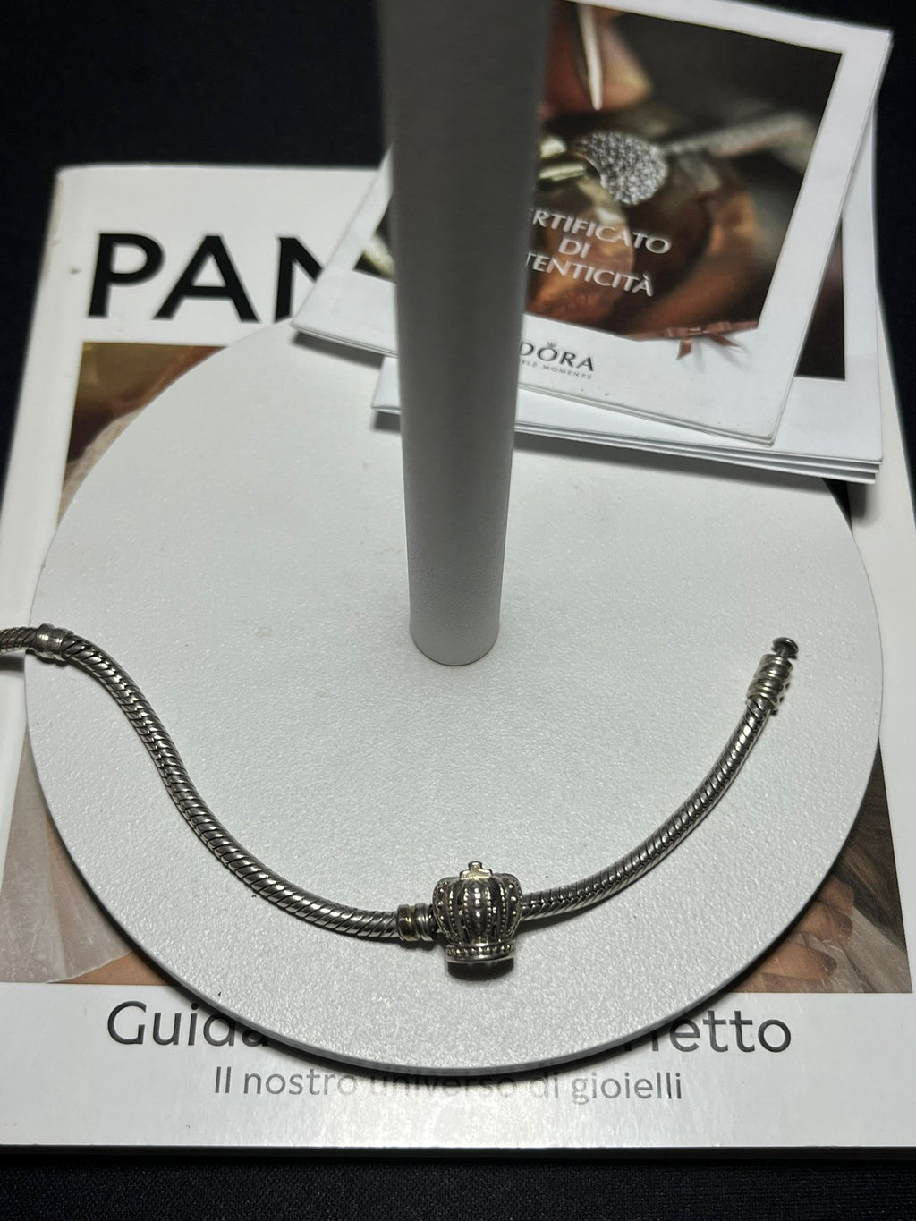 Charm Corona Reale in argento