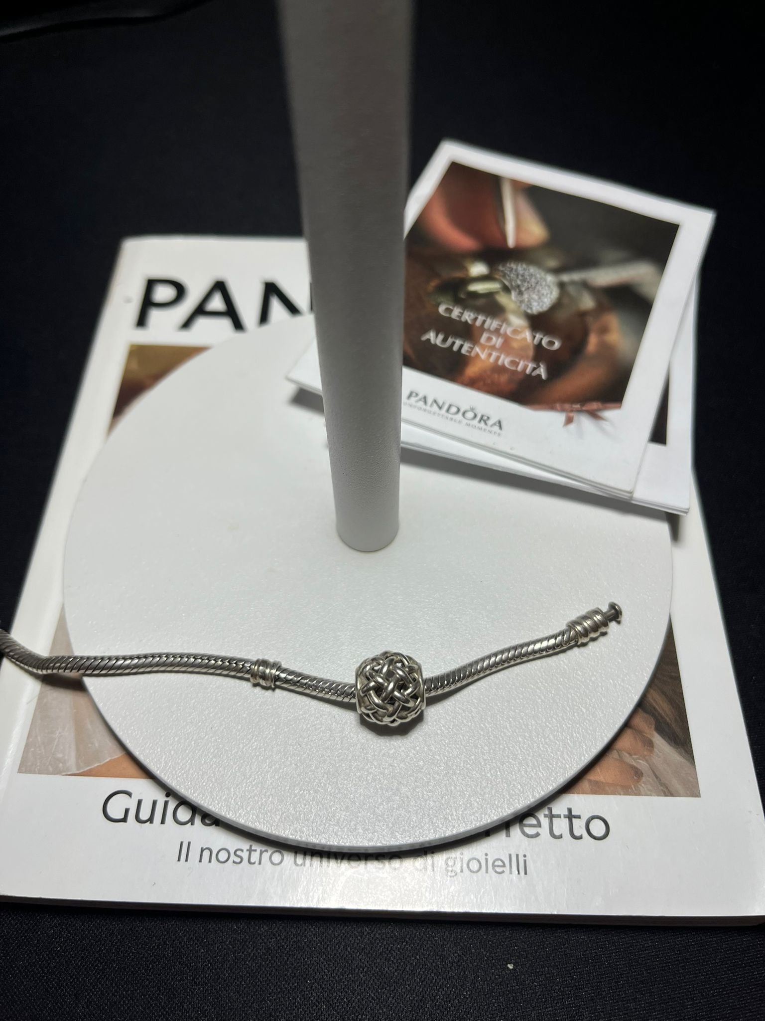 Charm Openwork Intreccio in Argento