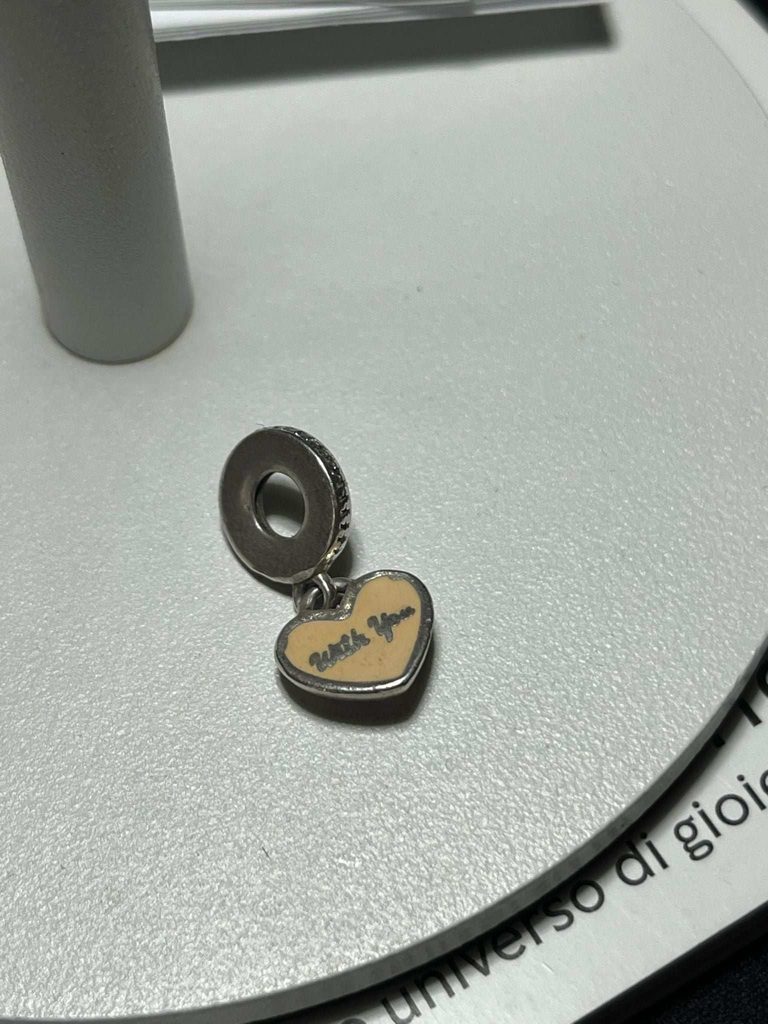 Charm Pendente “Travel With You” in Argento