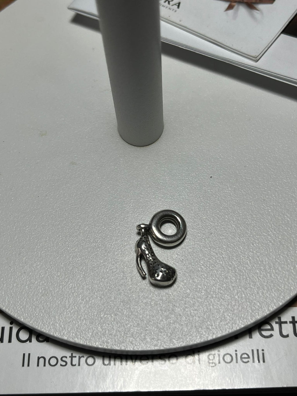 Charm Pendente Tacco in Argento