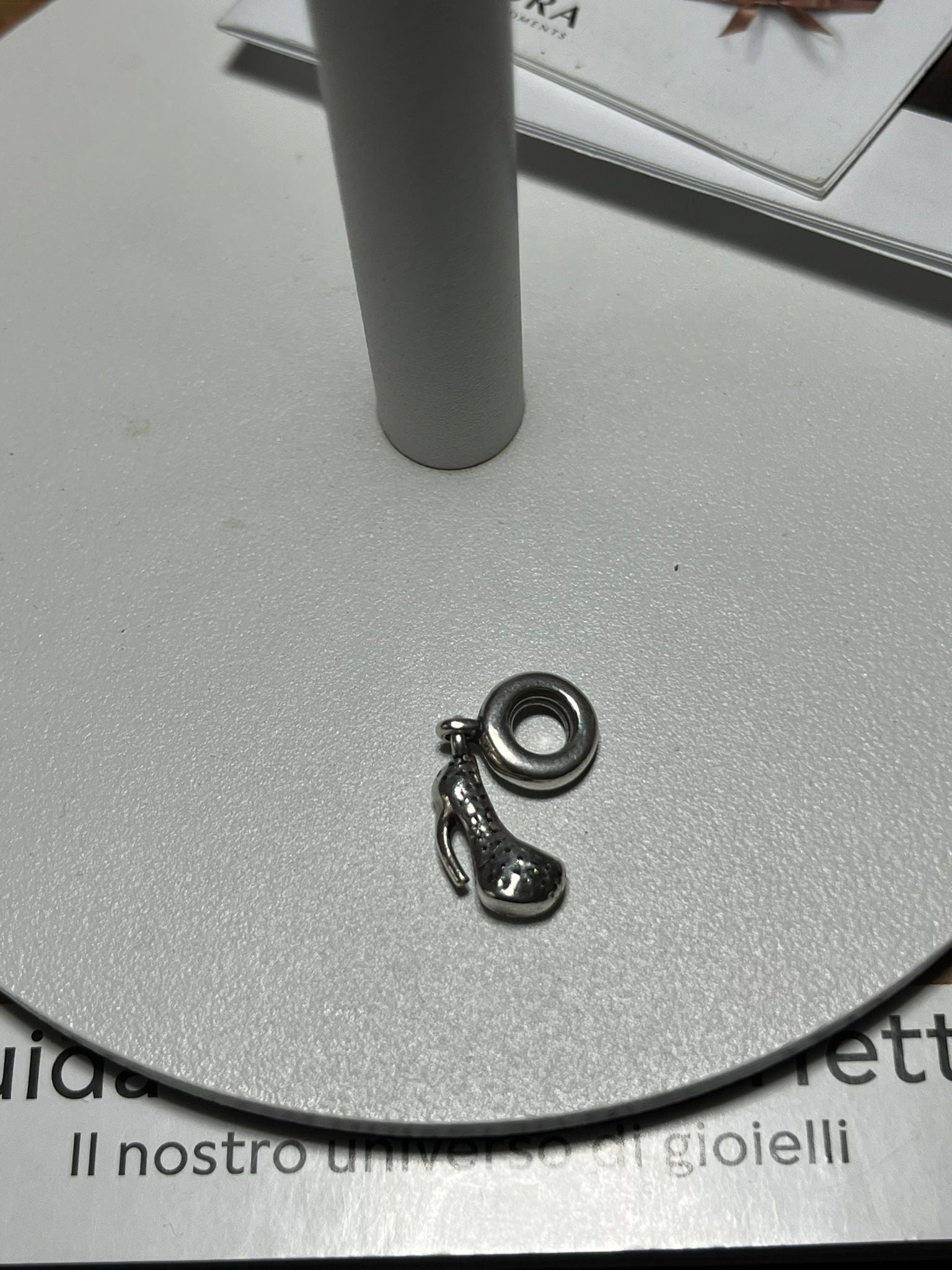 Charm Pendente Tacco in Argento