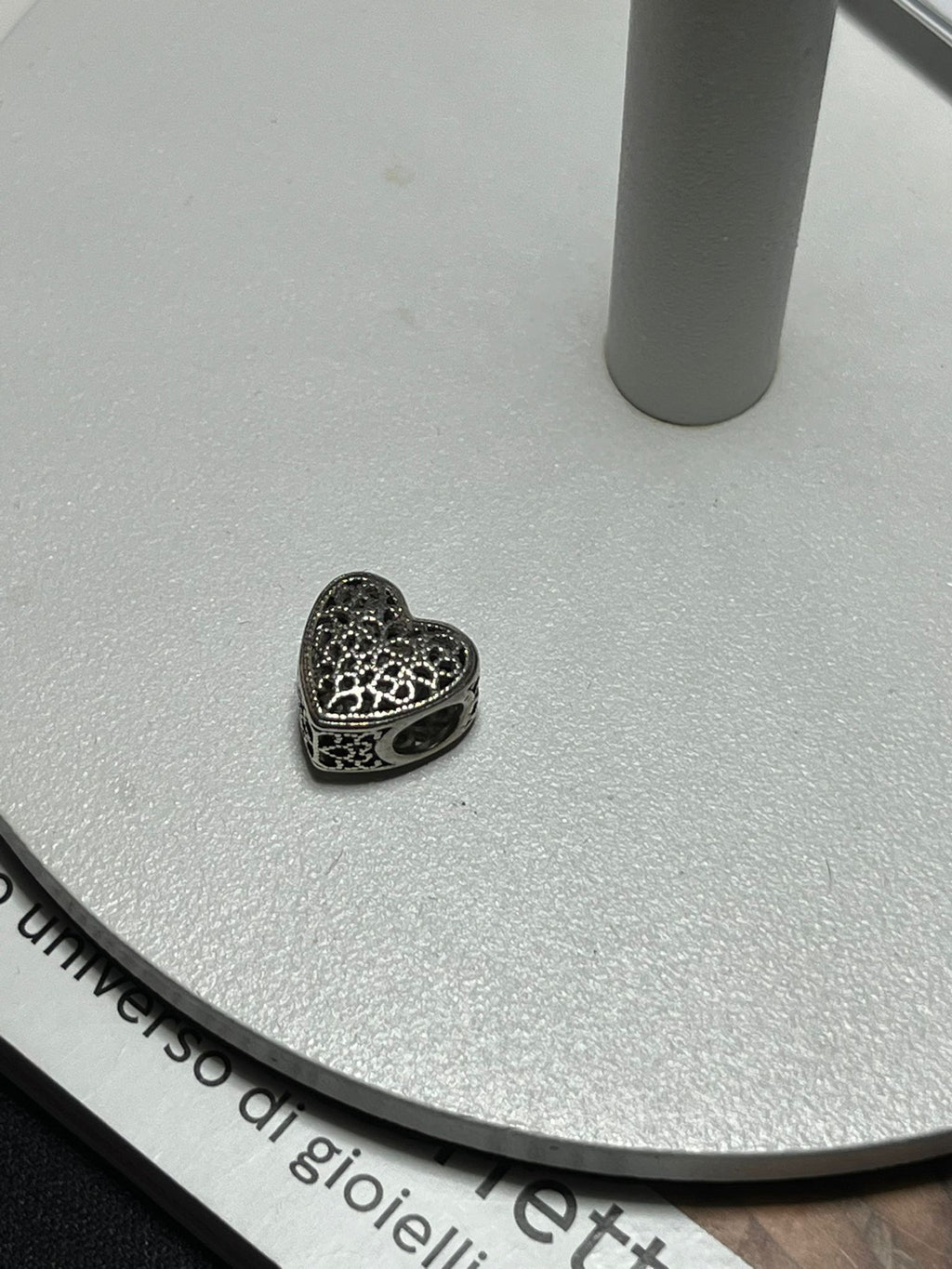 Charm Cuore “Filled with Romance” in Argento