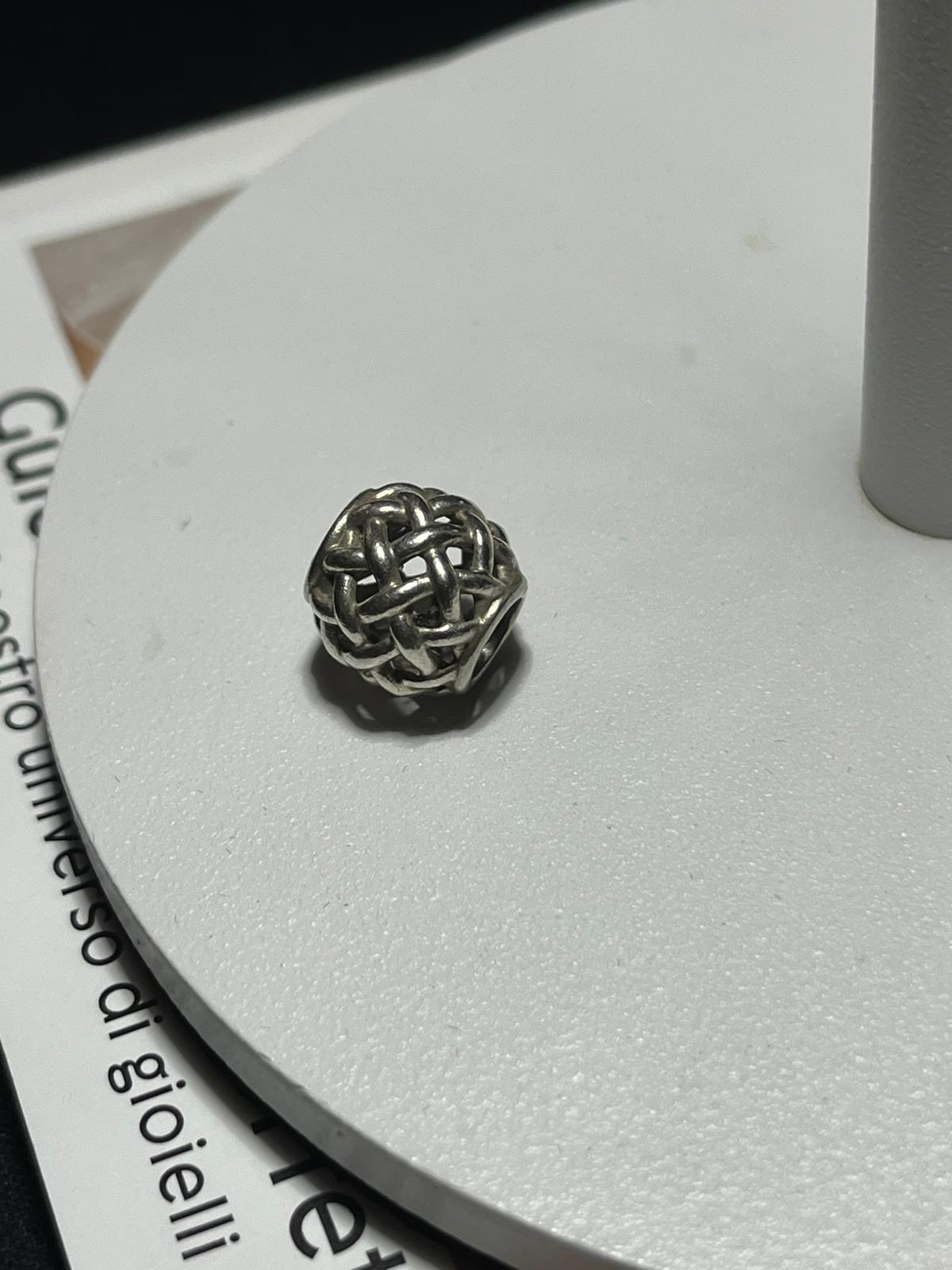 Charm Openwork Intreccio in Argento
