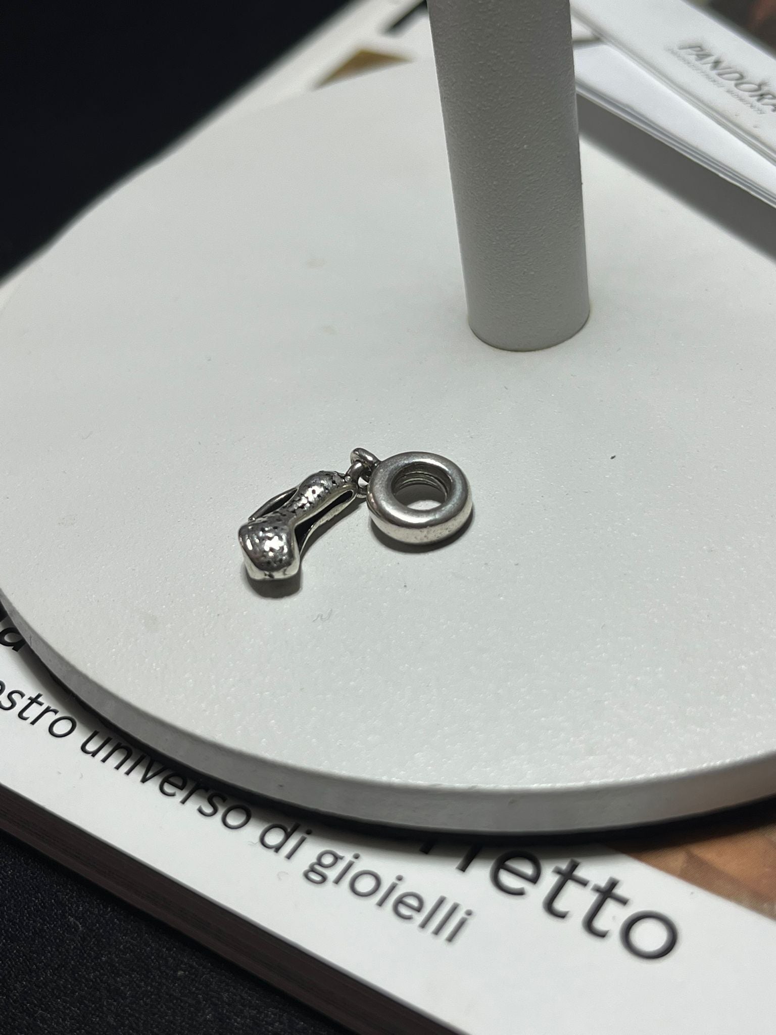 Charm Pendente Tacco in Argento