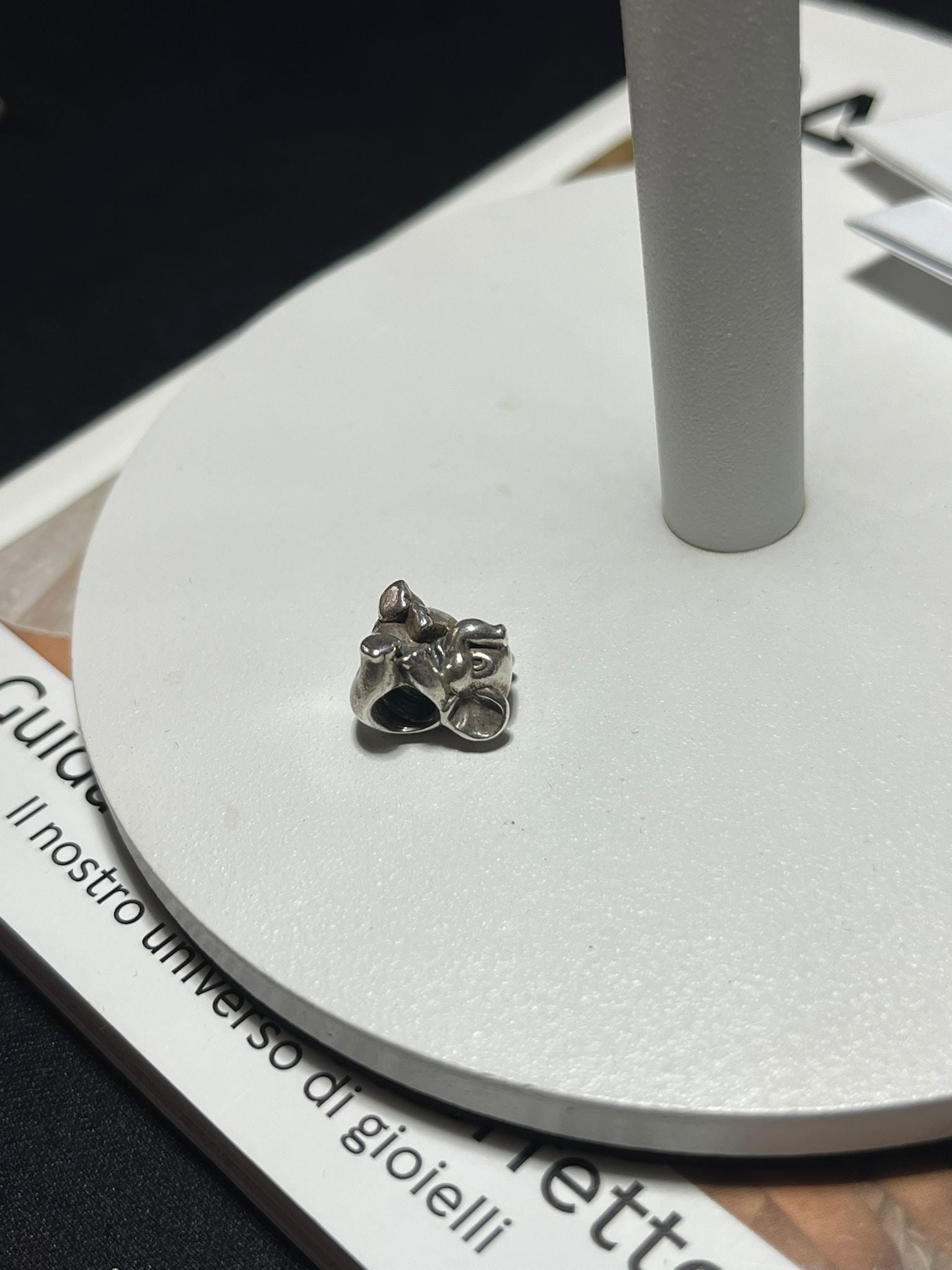Charm Elefante Portafortuna in Argento